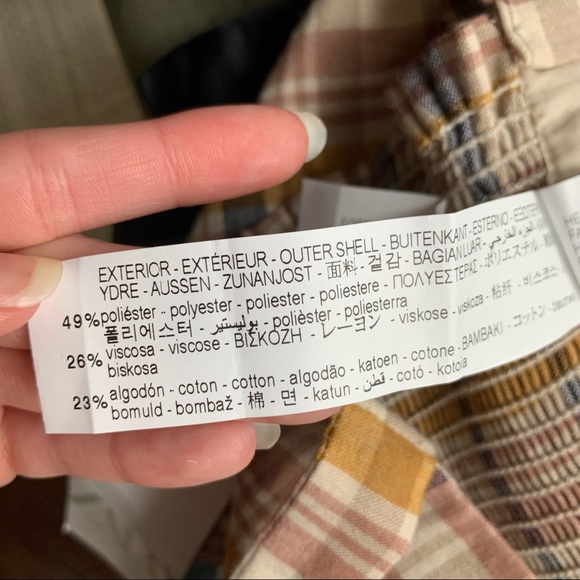 NWT Zara Plaid Crop Top!! - Picture 10 of 12